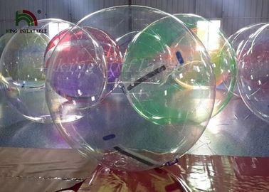 1.0 मिमी पारदर्शी पीवीसी / TPU Inflatable पानी की गेंद EN71 मानक पर चलना