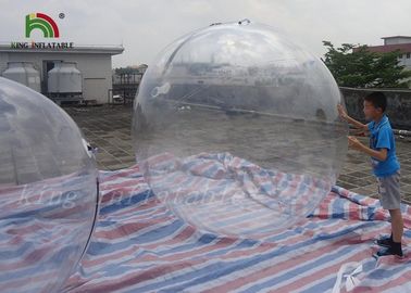 बच्चों के लिए 1.8 मीटर स्पष्ट पीवीसी Inflatable पानी की गेंद / Inflatable पानी चलना गेंद