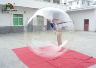 2 मीटर व्यास पीवीसी Inflatable पानी की गेंद / अनुकूलित जापान जिपर साफ पानी चलना गेंद है