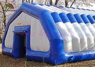 टिकाऊ पीवीसी आउटडोर विशालकाय Inflatable घटना तम्बू सफेद / नीले रंग