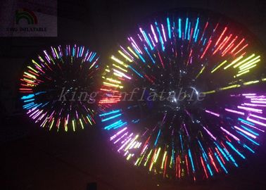 प्लेटो पीवीसी / TPU सामग्री के साथ गर्म हवा सील द्वारा 3 मीटर विशाल लाल चरण नृत्य गेंद