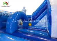 टिकाऊ पीवीसी पैलेस कैसल Inflatable कूदते महल कॉम्बो स्लाइड डिजिटल मुद्रित