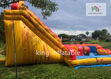 रंगीन बिग Inflatable सूखी स्लाइड / स्लाइड के साथ बच्चों के उछाल हाउस