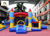 स्लाइड पीवीसी तिरपाल स्कूल गतिविधि के साथ आउटडोर Inflatable उछाल महल