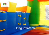 बच्चों के लिए दो स्लाइड पिछवाड़े के साथ रॉकेट कैसल Inflatable कूदते घर