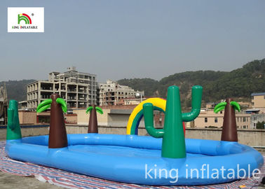 आउटडोर पीवीसी के लिए जंगल Inflatable स्विमिंग पूल अण्डाकार पूल रानीबो