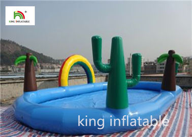 आउटडोर पीवीसी के लिए जंगल Inflatable स्विमिंग पूल अण्डाकार पूल रानीबो