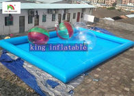 12 x 8 x 0.65 मिमी पीवीसी तिरपाल Inflatable स्विमिंग पूल बिना टूटे हुए
