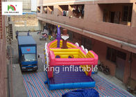 किंडरगार्टन के लिए रंगीन ड्रैगन Inflatable कूद महल 3 मीटर * 7 मीटर * 3 मीटर