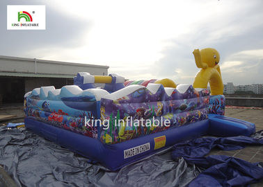 महासागर Inflatable कूद हाउस उछाल खेलों 5 मीटर आउटडोर मनोरंजन