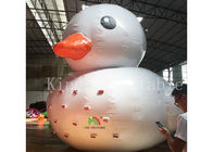 0.9 Mm Plato PVC Big Inflatable Water Toys / Floating Blow Up Duck For Pool