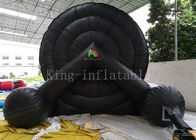 5 m * 4 m Air Black Inflatable Soccer Games For Player Training UL EN71