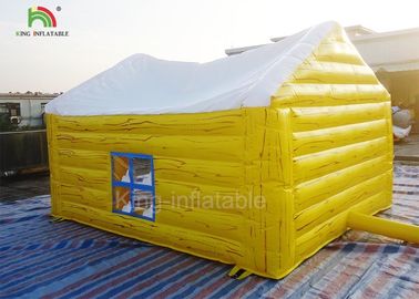 स्वनिर्धारित आकार Inflatable विज्ञापन उत्पाद क्रिसमस हाउस स्नोमा तम्बू