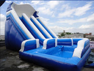 स्विमिंग पूल के साथ Unti-riptured वाणिज्यिक Inflatable पानी स्लाइड