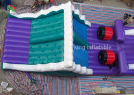 एंटी यूवी यूवी तिरपाल रंगीन Inflatable सूखी स्लाइड डबल लेन समुद्री डाकू जहाज स्लाइड