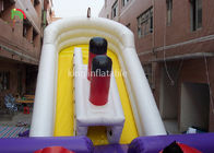 एंटी यूवी यूवी तिरपाल रंगीन Inflatable सूखी स्लाइड डबल लेन समुद्री डाकू जहाज स्लाइड