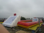 मनोरंजन पार्क उपकरण परिवार के उपयोग के लिए Inflatable फुटबॉल खेल का मैदान Inflatable खेल खेल