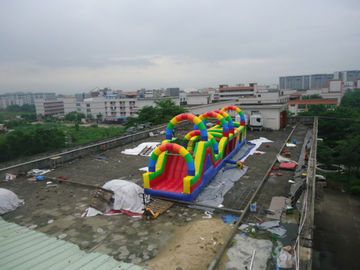 पीवीसी तिरपाल Inflatable खेल का मैदान Inflatable खेल खेल Inflatable बाधा खेल का मैदान