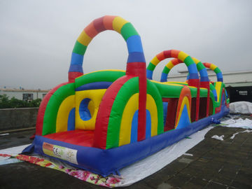 पीवीसी तिरपाल Inflatable खेल का मैदान Inflatable खेल खेल Inflatable बाधा खेल का मैदान