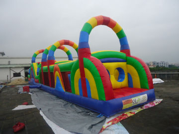पीवीसी तिरपाल Inflatable खेल का मैदान Inflatable खेल खेल Inflatable बाधा खेल का मैदान