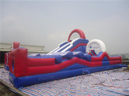 वाणिज्यिक विशालकाय Inflatable मनोरंजन पार्क / स्लाइड के साथ Inflatable बाधा कॉम्बो