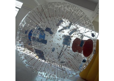 रंगीन चमक छड़ी के साथ पारदर्शी Inflatable Zorb बॉल घास गेंद