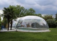 Commercial Inflatable Transparent 8m Swimming Pool Dome Cover tent