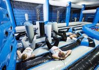 Blue PVC Indoor Kids Long 29m Inflatable Amusement Park