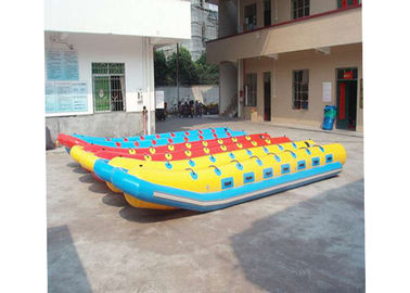 6 व्यक्तियों के पानी के खेल 520 x 120 सेमी के लिए पीवीसी तिरपाल Inflatable फ्लाई मत्स्य पालन नौका