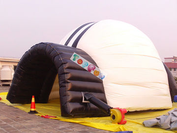 अनुकूलित Inflatable गुंबद सुरंग तम्बू / आउटडोर Inflatable प्रक्षेप्य घटनाओं तम्बू