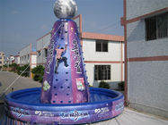 बैंगनी विशालकाय Inflatable खेल खेल मनोरंजन पार्क उपकरण वायलेट