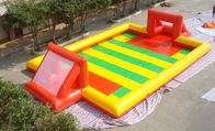 खेल मनोरंजन के लिए रंगीन Inflatable फुटबॉल खेल का मैदान / Inflatable खेल खेल