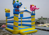 पीवीसी तिरपाल महल प्रकार बच्चों के लिए Inflatable हाथी महल / कूदते उछालभरी महल