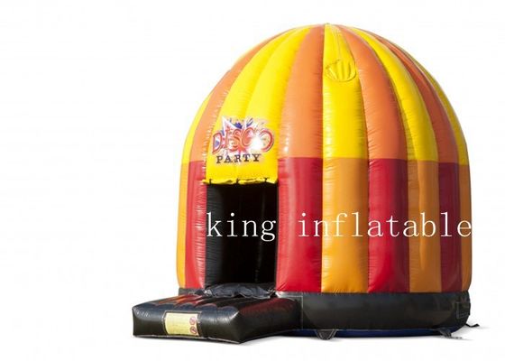 Custmized आकार के बच्चों को किराए के लिए एलईडी के साथ पीवीसी तिरपाल Inflatable डिस्को गुंबद