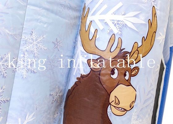 स्लाइड के साथ बच्चों के वाणिज्यिक Inflatable जमे हुए बाउंसर कॉम्बो