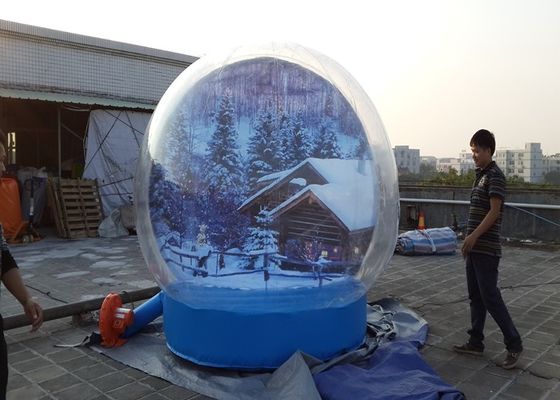 महोत्सव 2.5 मीटर Inflatable विज्ञापन उत्पाद पीवीसी तिरपाल स्नोबॉल