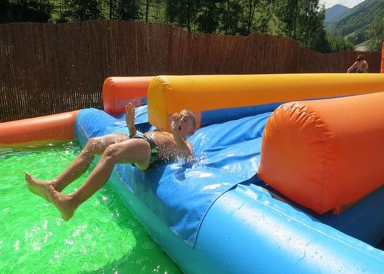 स्विमिंग पूल के साथ 0.55 मिमी प्लेटो Inflatable पानी स्लाइड