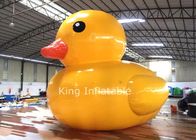 विज्ञापन पीवीसी तिरपाल के लिए आउटडोर Inflatable पीला बतख 4 मीटर पानी के खिलौने