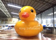विज्ञापन पीवीसी तिरपाल के लिए आउटडोर Inflatable पीला बतख 4 मीटर पानी के खिलौने