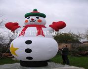 आउटडोर क्रिसमस सजावट के लिए 5mH Inflatables क्रिसमस स्नोमैन कार्टून