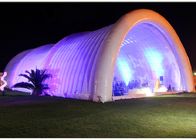 0.55 मिमी पीसीवी एलईडी तम्बू पोर्टेबल 10 * 6 मीटर Inflatable पार्टी इवेंट ट्रेड शो शादी के लिए तम्बू