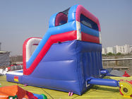 आउटडोर मनोरंजन मरमेड गुलाबी Inflatable पानी स्लाइड डबल मजबूत सिलाई