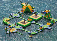 नए डिजाइन विशाल समुद्र तट Inflatable पानी पार्क झील फ्लोटिंग पानी के खेल