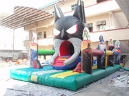Inflatable मनोरंजन पार्क वाणिज्यिक पीवीसी Inflatable सुपरमैन खेल का मैदान