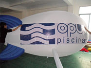 Phthalate मुक्त Inflatable विज्ञापन उत्पादों व्हाइट हीलियम Inflatable हवाई पोत