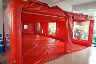ट्यूब संरचना लाल तिरपाल Inflatable शोकेस कार कवर