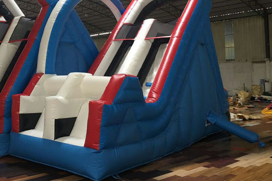 बच्चों को रोलर कोस्टर Inflatable स्लाइड, Inflatable Amusemet पार्क स्लाइड खेलते हैं