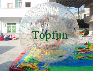 पीवीसी स्पष्ट Inflatable Zorb बॉल / Inflatable मानव हम्सटर गेंद Inflatable Zorb रैंप के लिए
