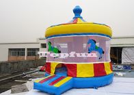 वाणिज्यिक Inflatable हिंडोला कूद महल / सर्कस हाउस, फिर से बेचना