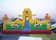 बच्चों के लिए अनुकूलित Inflatable मनोरंजन पार्क 0.55mm पीवीसी तिरपाल